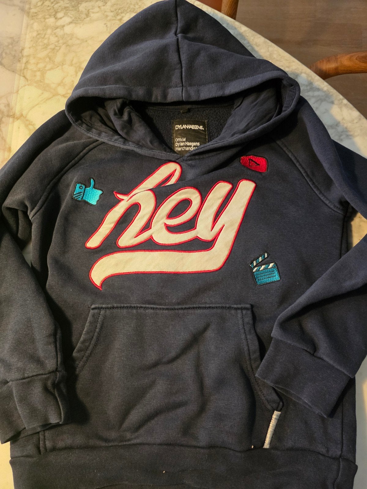 Dylan Haegens hoodie maat 140, Gebruikt, Jongen of Meisje, Trui of Vest, Ophalen of Verzenden