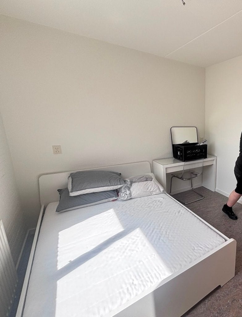 Tweepersoonsbed Askvoll Ikea, Ophalen, Gebruikt, Wit, Tweepersoons