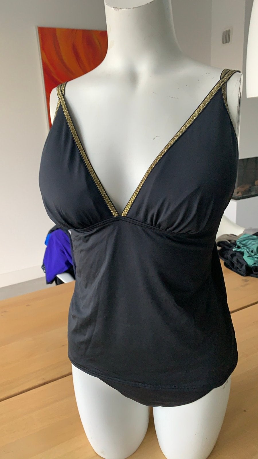 Beachwave Tankini 38-44 met bikinibroekje - Zwart, Kleding | Dames, Badmode en Zwemkleding, Ophalen of Verzenden, Nieuw, Zwart