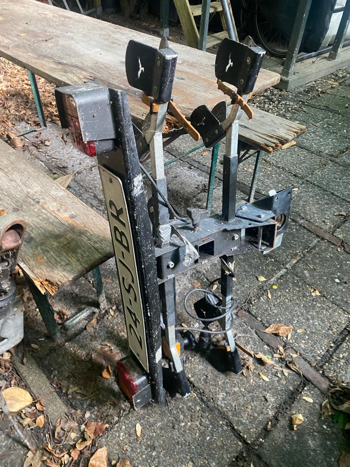 Hawk fietsendrager voor trekhaak - Gebruikt, Ophalen, 2 fietsen, Gebruikt, Trekhaakdrager