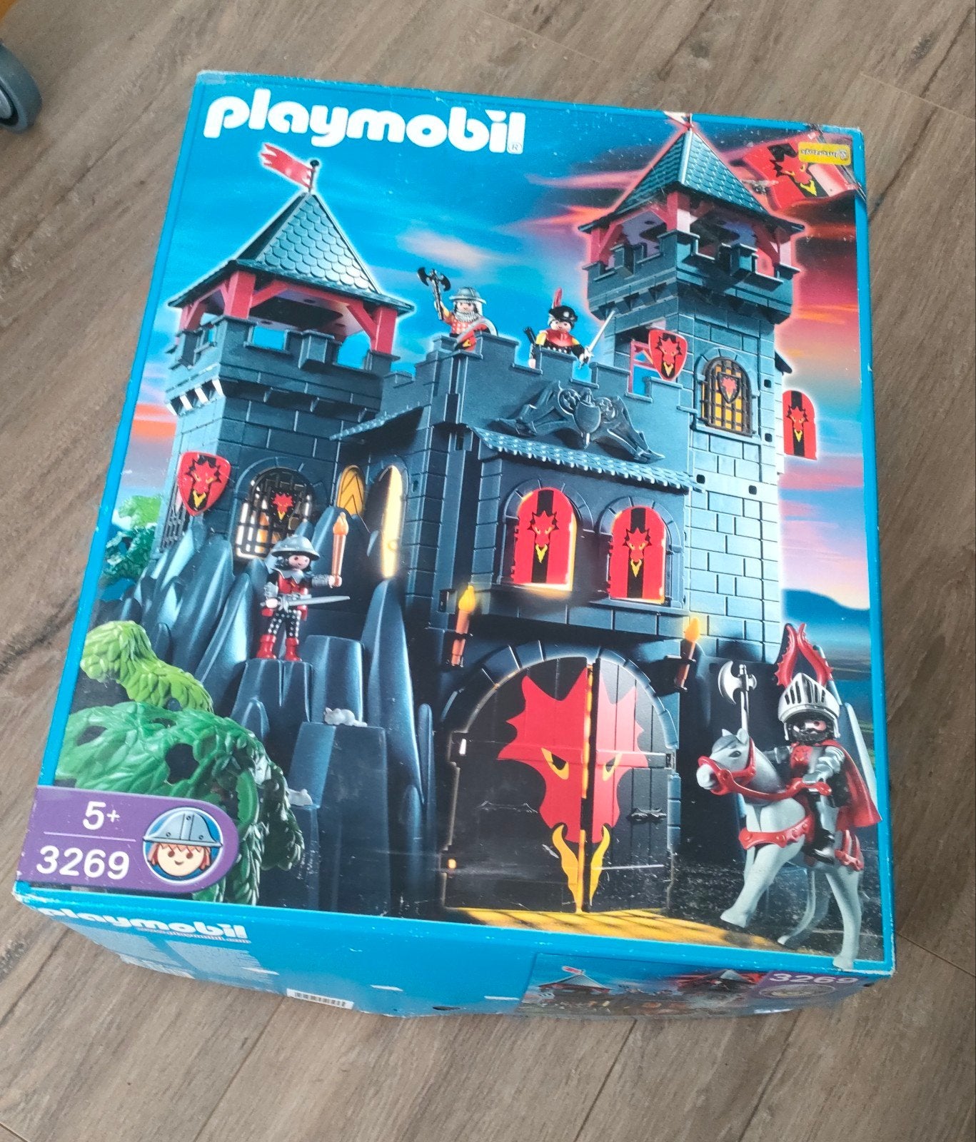 Playmobil 3269 Draken Ridder burcht uitgebracht in 2004., Ophalen of Verzenden, Zo goed als nieuw, Complete set, Kasteel/Fort