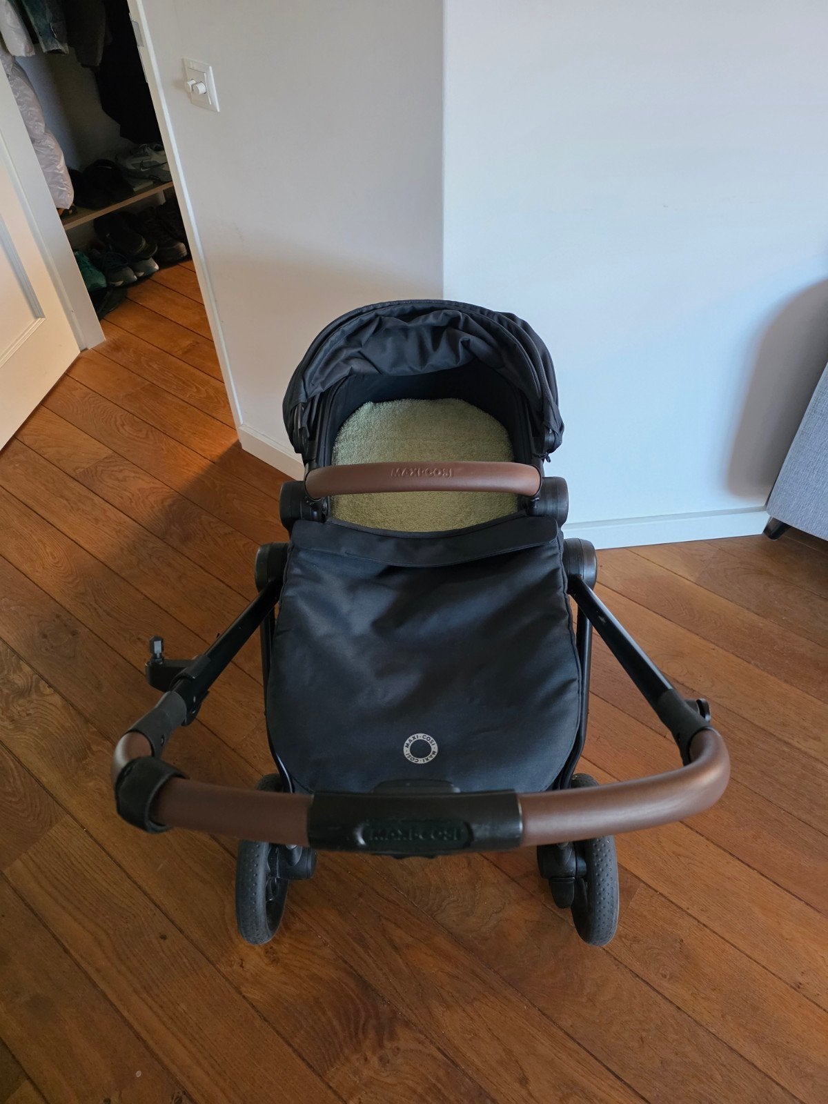 Maxi Cosi Kinderwagen,complete set Zelia s Donkerblauw/Grijs, Kinderen en Baby's, Ophalen of Verzenden, Gebruikt, Kinderwagen