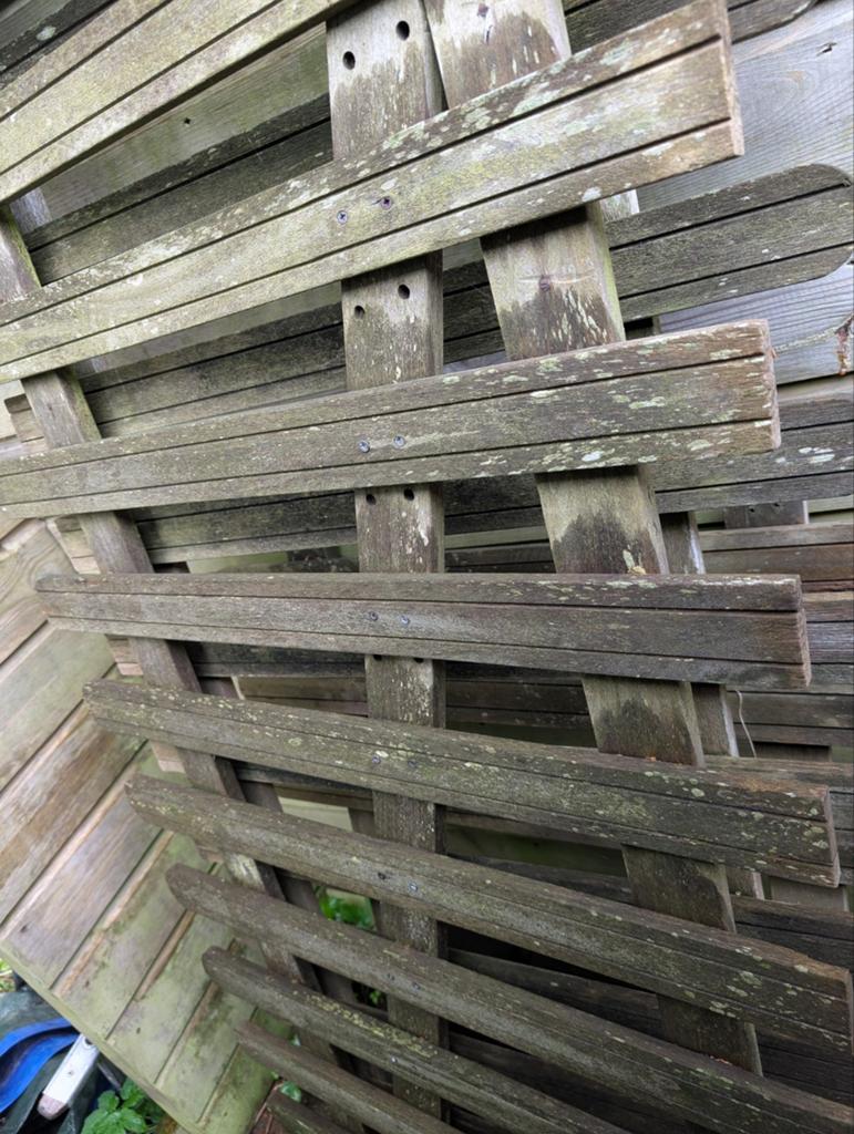 GRATIS Hekwerk GRATIS, Ophalen, Gebruikt, Hout, Tuinhek