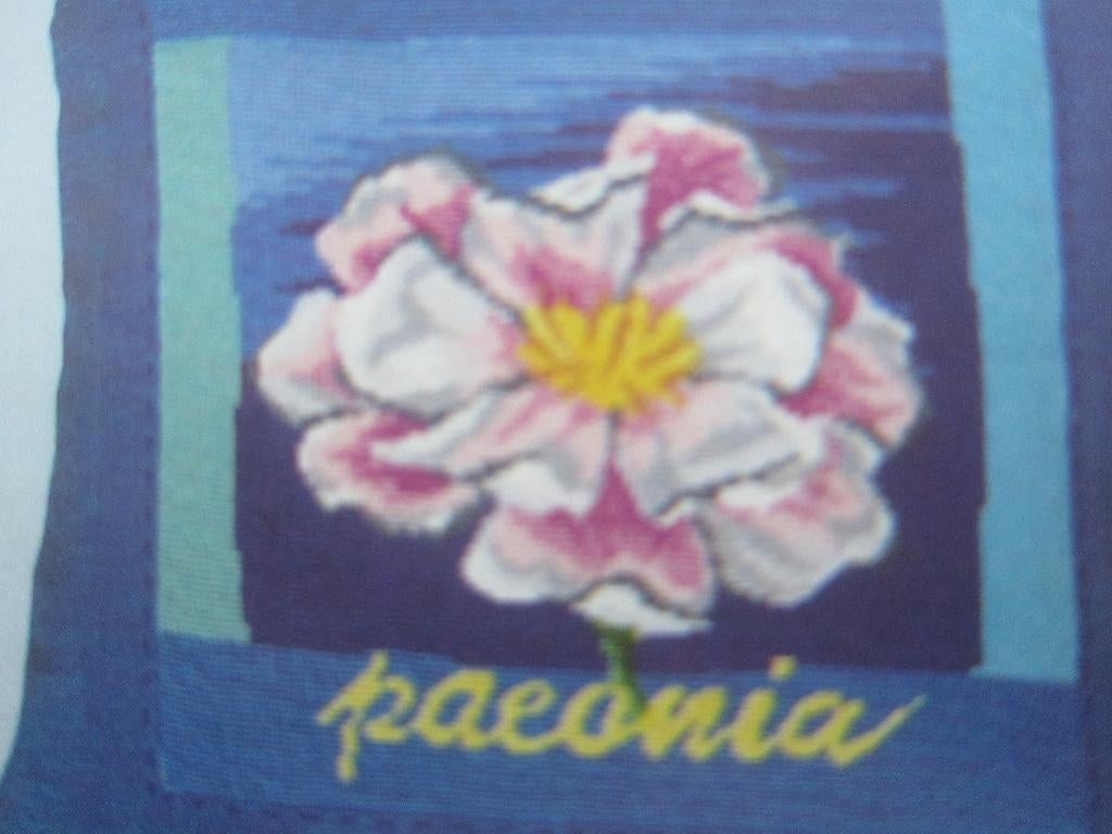 borduurpatroon papaver hibiscus hydrangea asters blauwe tulp, Ophalen of Verzenden, Zo goed als nieuw, Handborduren, Patroon