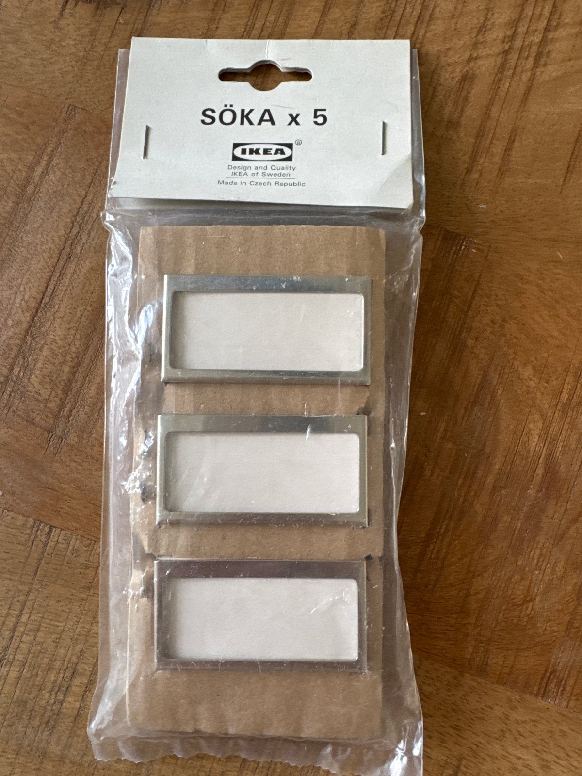 IKEA SÖKA Etikettenhouders x 5 - Nieuw in verpakking, Huis en Inrichting, Woonaccessoires | Wandplanken en Boekenplanken, Ophalen of Verzenden