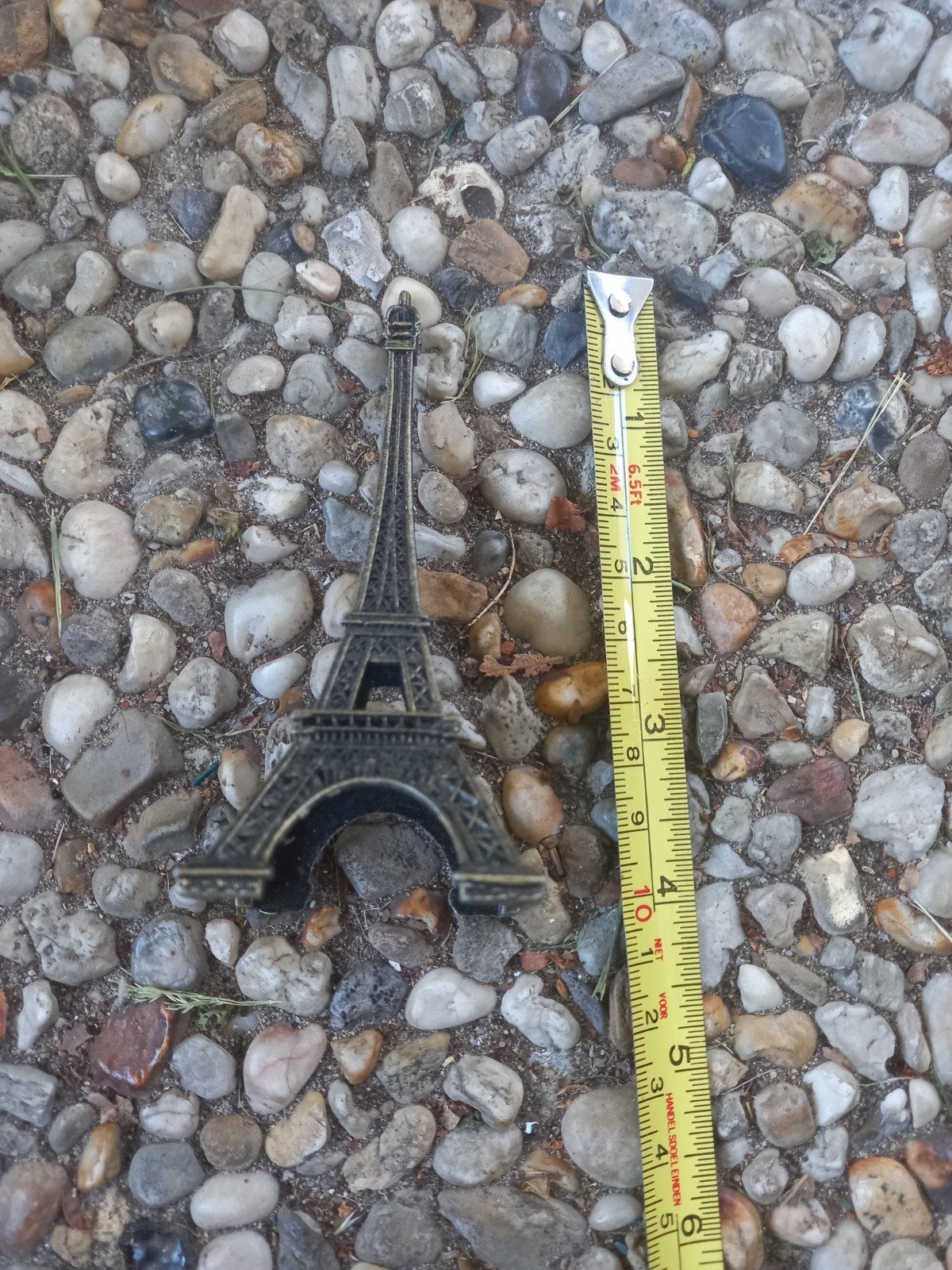 Eiffeltoren beeldje - Parijs souvenir, Verzamelen, Ophalen of Verzenden, Gebruikt