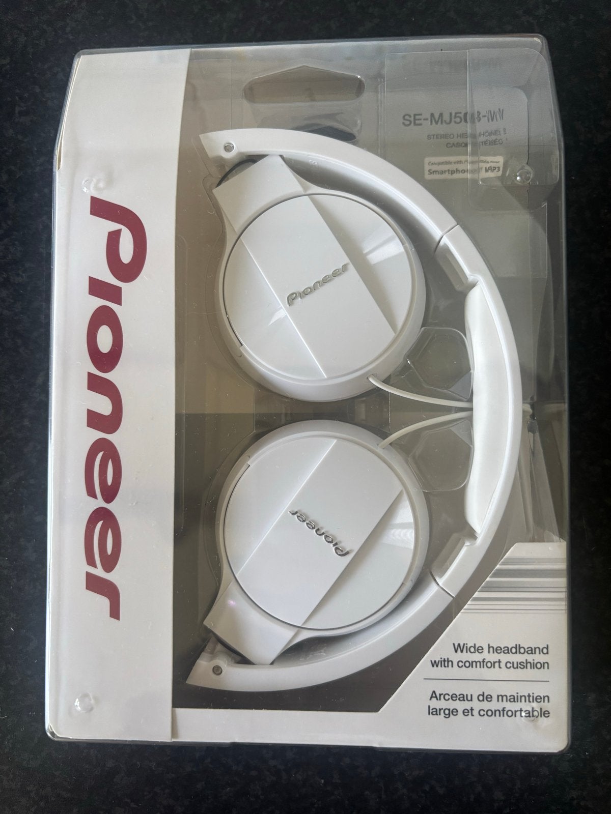Pioneer SE-MJ503-W On-ear Koptelefoon Wit - Nieuw in doos, Audio, Tv en Foto, Koptelefoons, Nieuw, On-ear, Ophalen of Verzenden