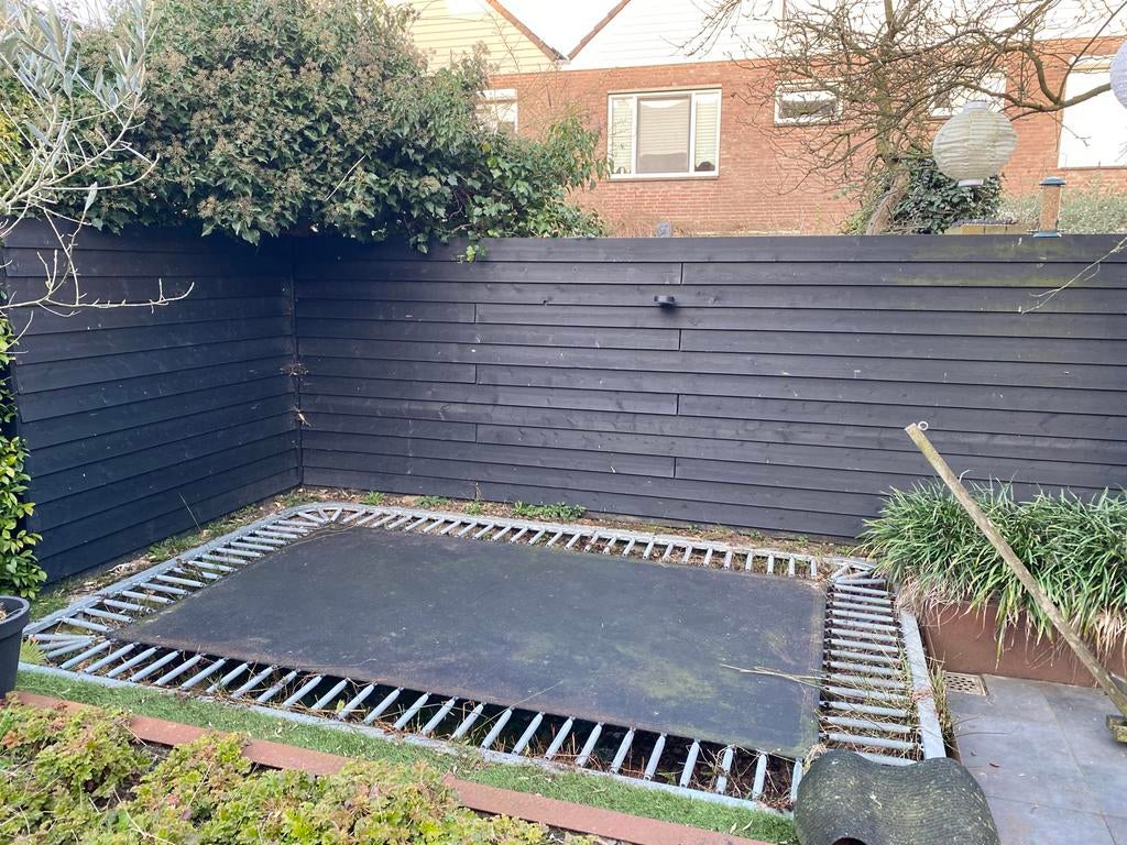 Rechthoekige trampoline 250x380cm, Ophalen, Gebruikt