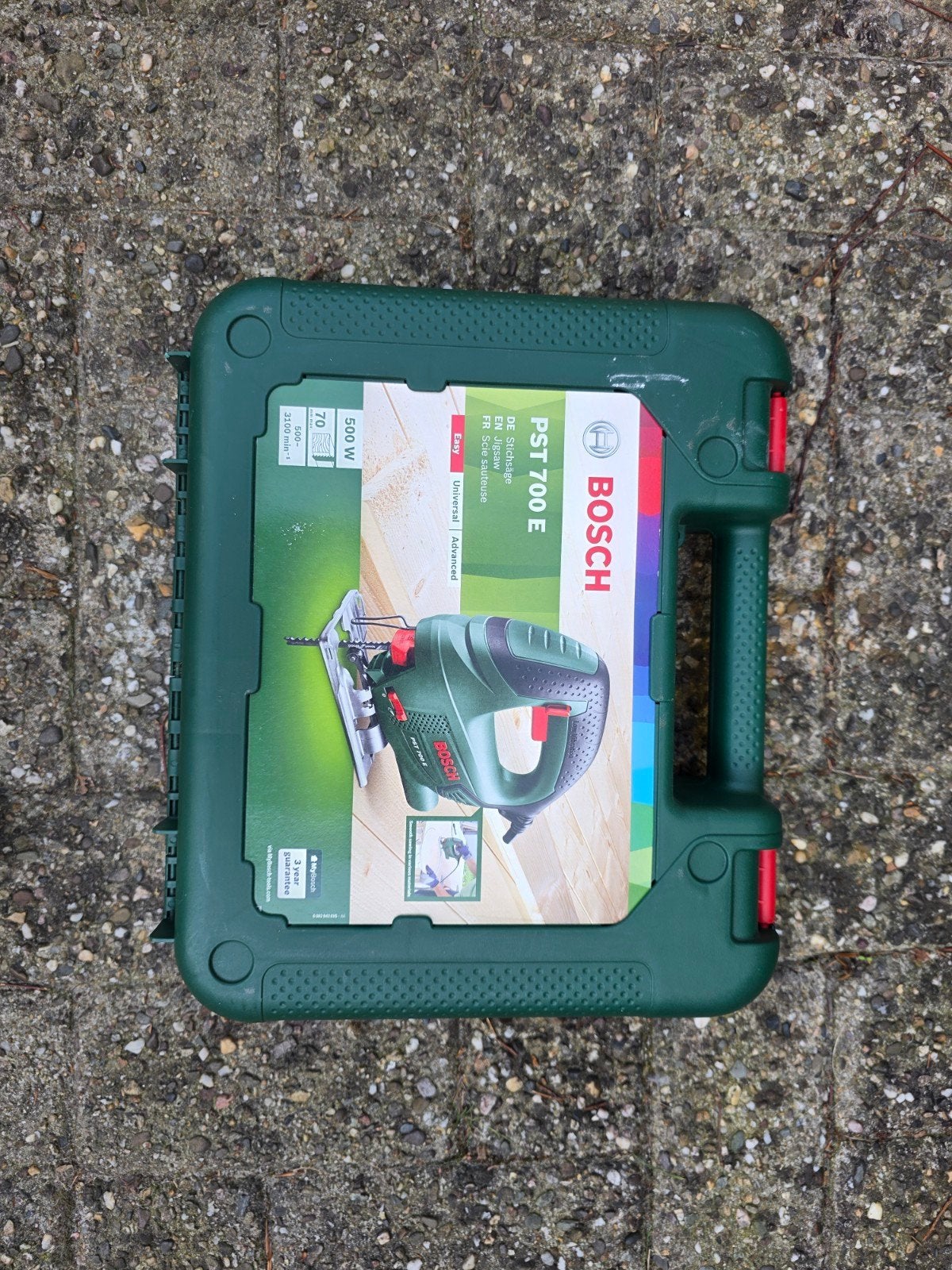 Bosch PST 700 E Decoupeerzaag - Nieuwstaat, eenmaal gebruikt, 600 tot 1200 watt, Ophalen of Verzenden, Zo goed als nieuw, Bosch