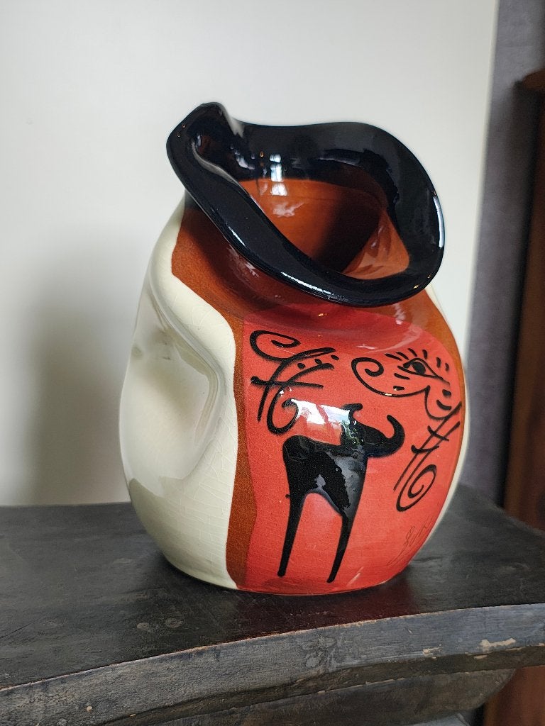Spaanse Vintage Design Vaas - Thomas Buxó - 25 cm, Ophalen of Verzenden