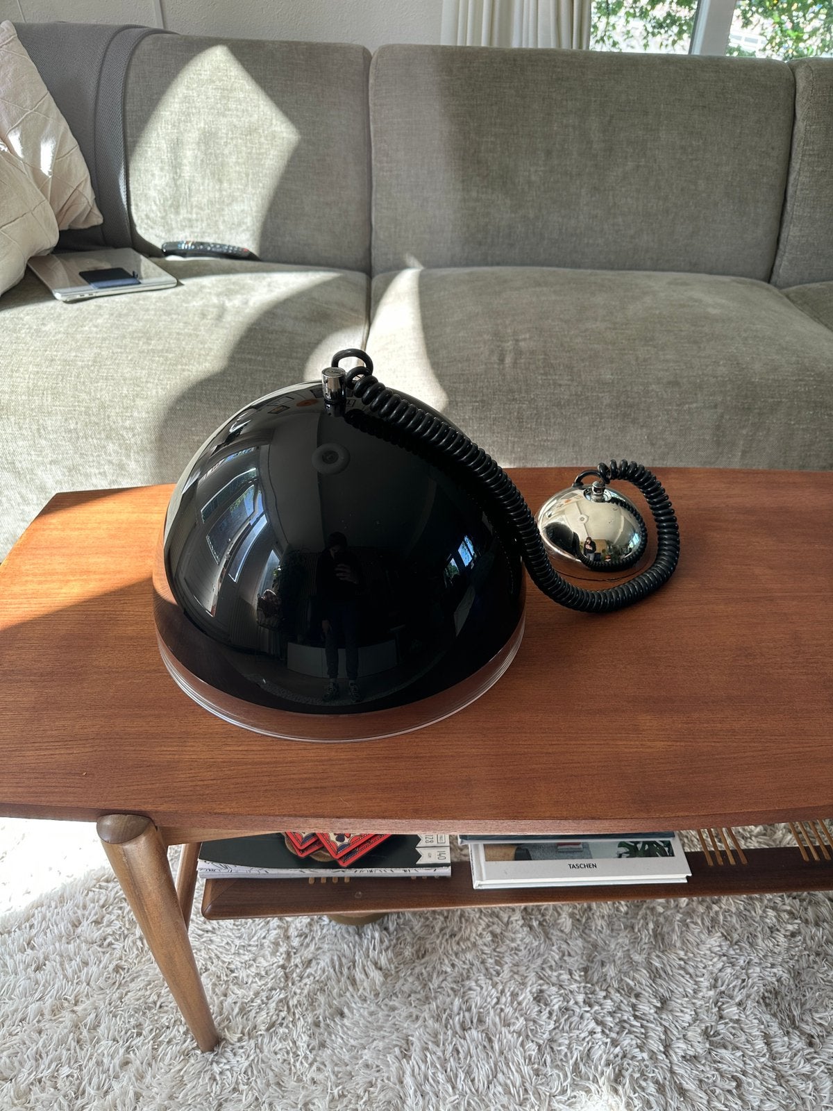Vintage Baobab Hanging Lamp i Guzzini, 1970s, Ophalen of Verzenden, Zo goed als nieuw, Overige materialen, Space Age