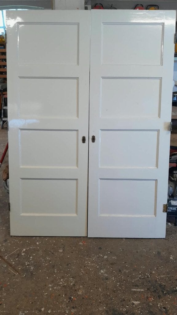Kastdeuren, set van 2 deuren, Ophalen, Gebruikt, Minder dan 80 cm, Binnendeur