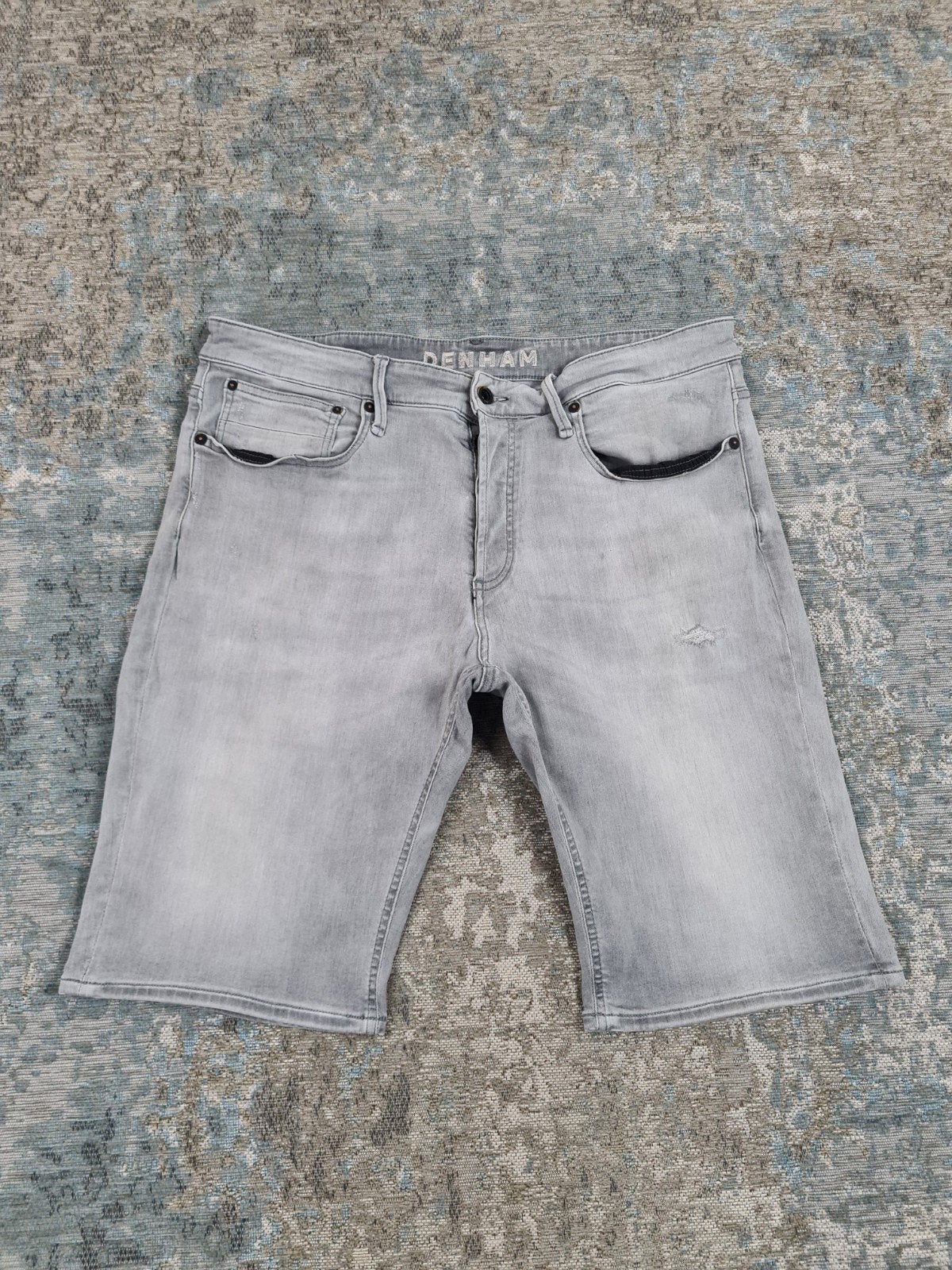 DENHAM RAZOR Short W36 STRETCH Bronno3632 Bronno3634 Grijs, W36 - W38 (confectie 52/54), https://www.denham.com/contact/, DENHAM B.V.