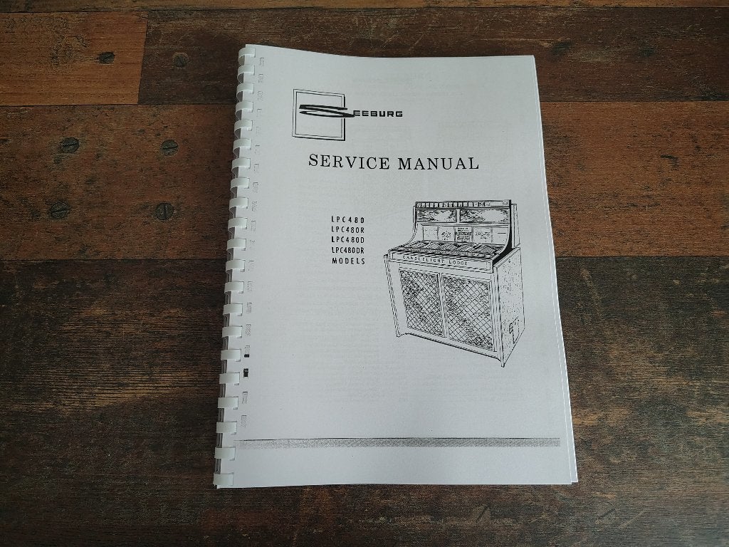 Service Manual: Seeburg Showcase (1967) jukebox NIEUW !!, Verzenden, Nieuw, 1950 tot 1960, Seeburg