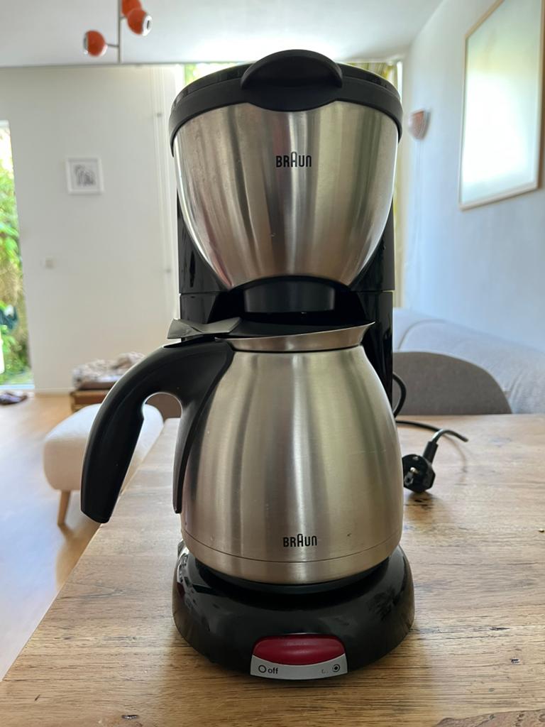 Braun koffiezetapparaat, Gebruikt, Koffiemachine, Gemalen koffie, Ophalen of Verzenden