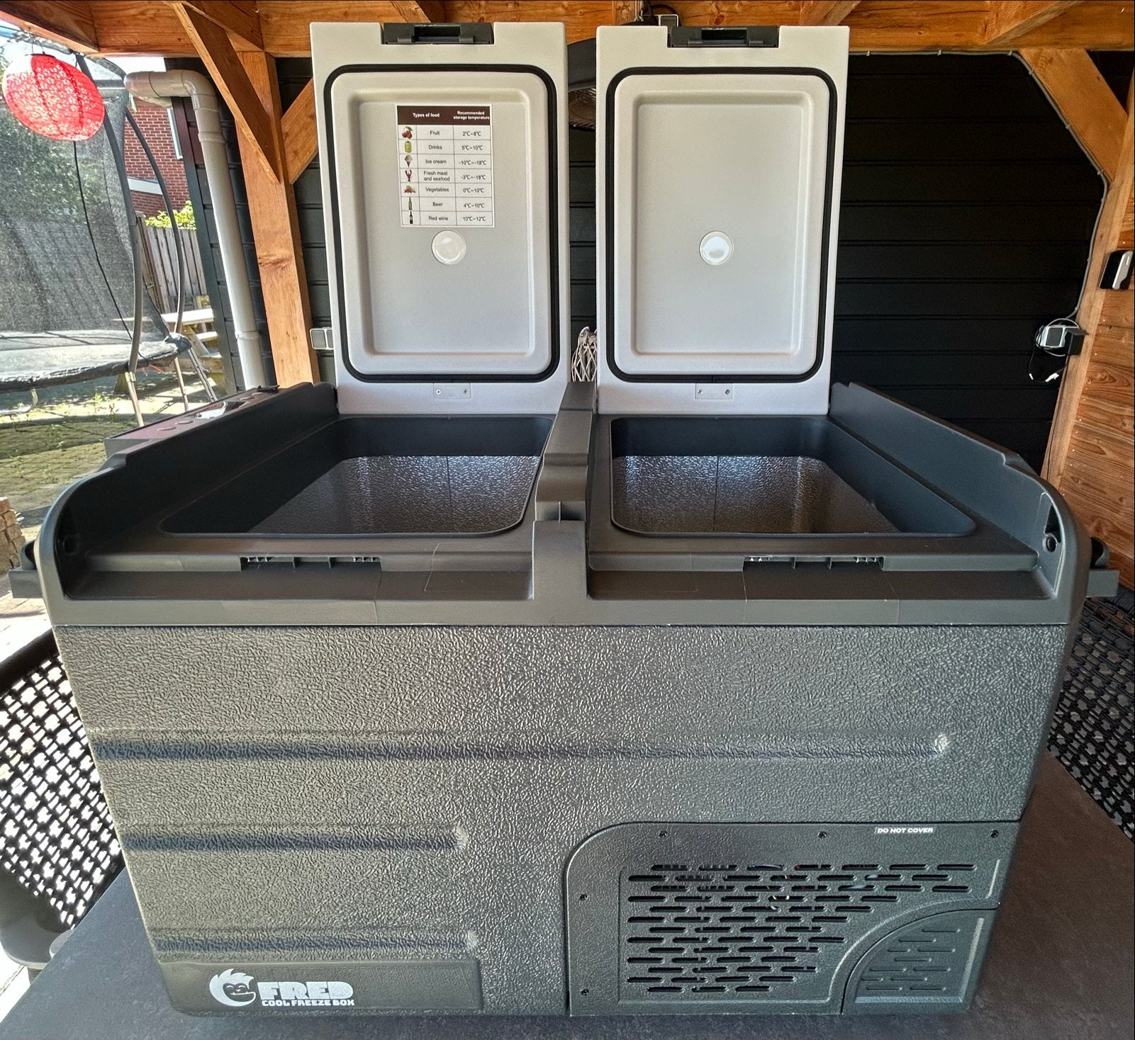 Double Fred Compressor Koelbox 38 liter, Ophalen, Zo goed als nieuw, Koelbox, Compressor