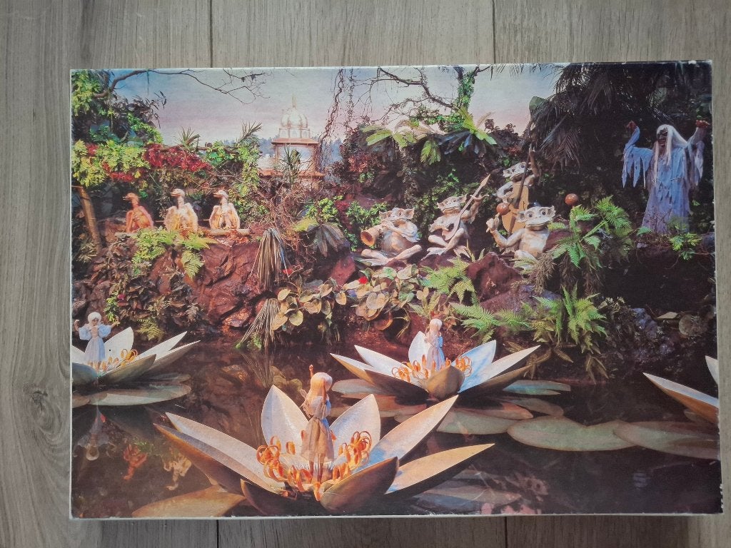 Vintage puzzel Indische waterlelies sprookje van de Efteling, Verzamelen, Ophalen of Verzenden, Gebruikt, Beeldje of Poppetje