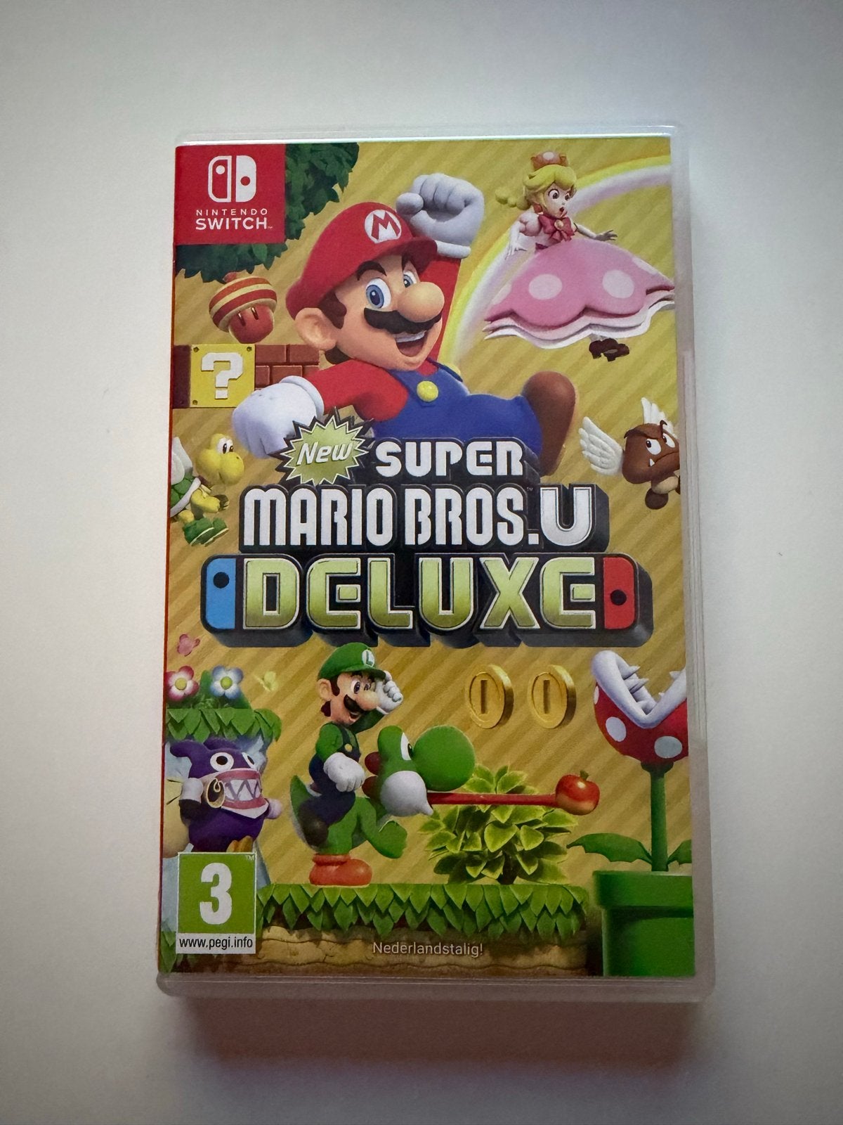 New Super Mario Bros. U Deluxe Nintendo Switch, Ophalen of Verzenden, Zo goed als nieuw, Met games