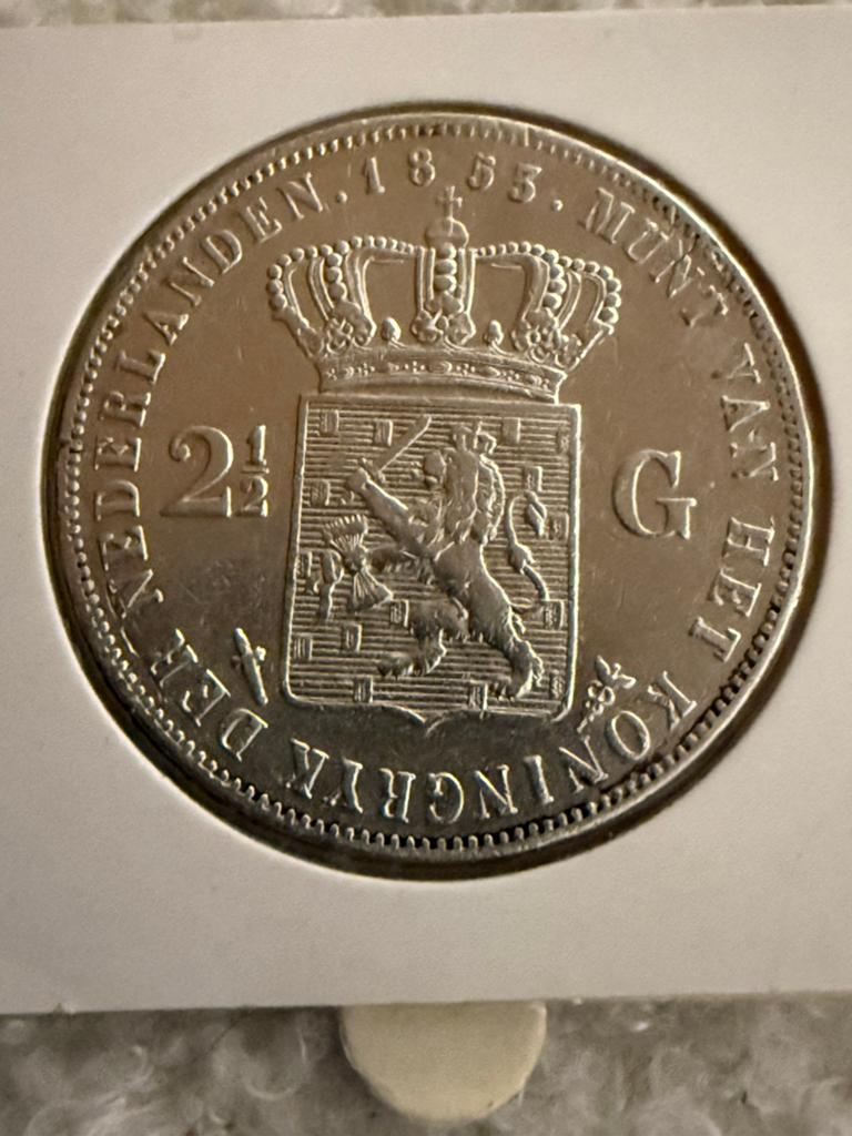 Rijksdaalder 1853 Willem III, Postzegels en Munten, Munten | Nederland, Koning Willem III, Zilver, Ophalen of Verzenden, Losse munt