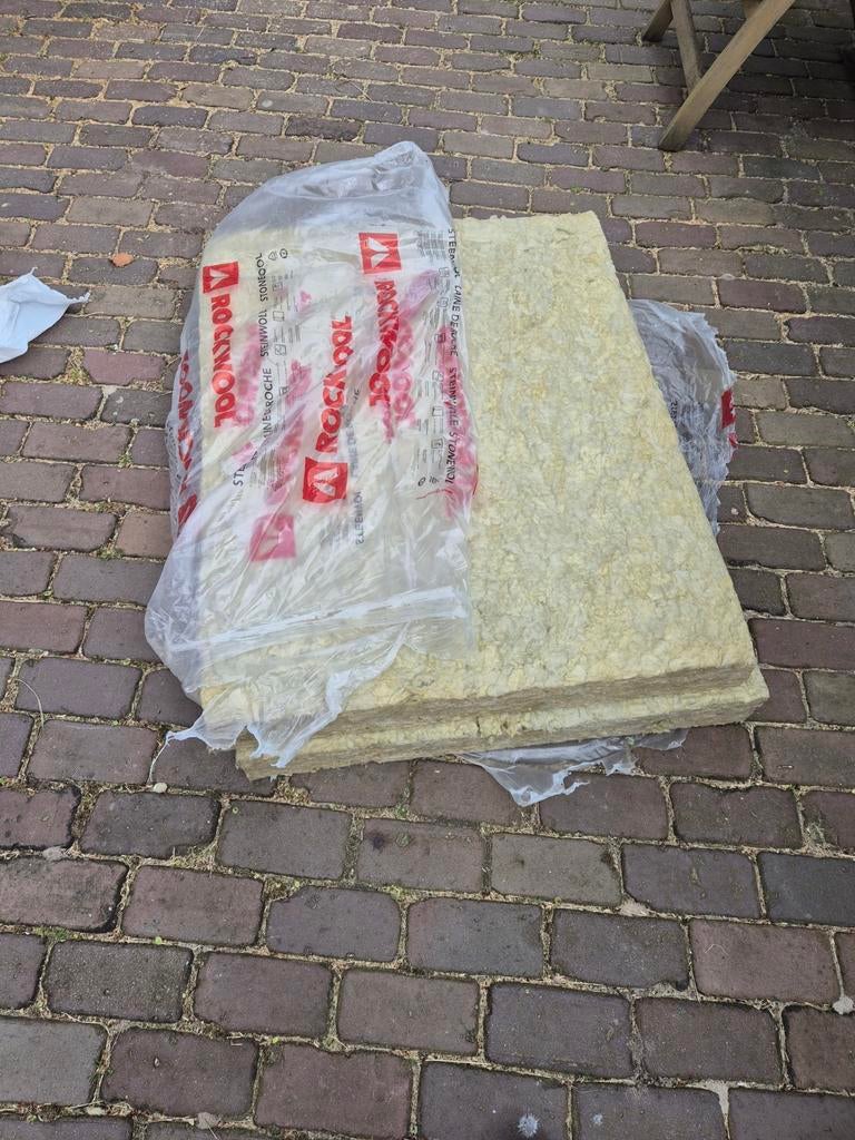 Rockwool steenwol, Ophalen, Steenwol, 4 tot 8 cm, Minder dan 5 m²