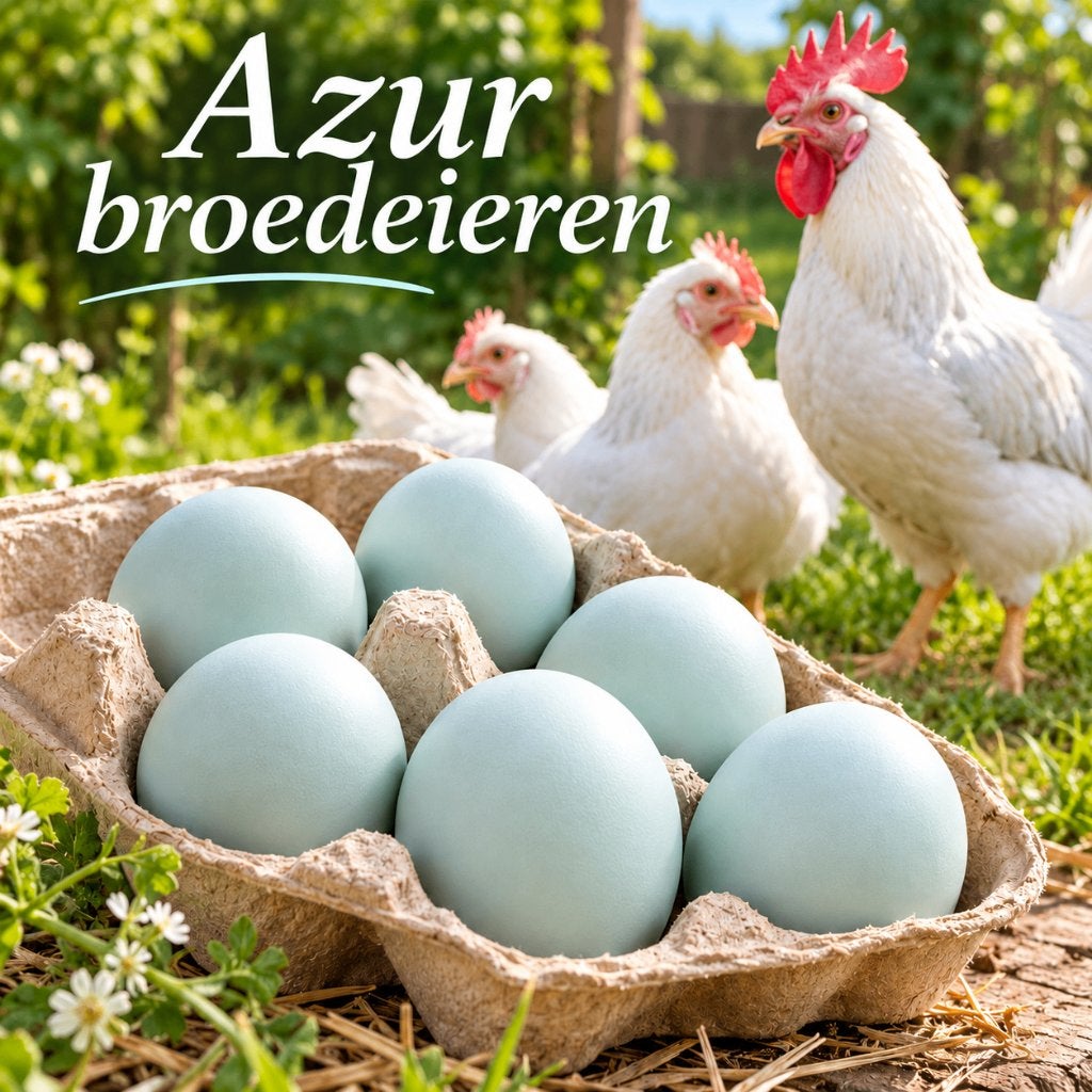 Azur broedeieren | Blauwgroene eieren | €2,25 per stuk, Vrouwelijk, Kip