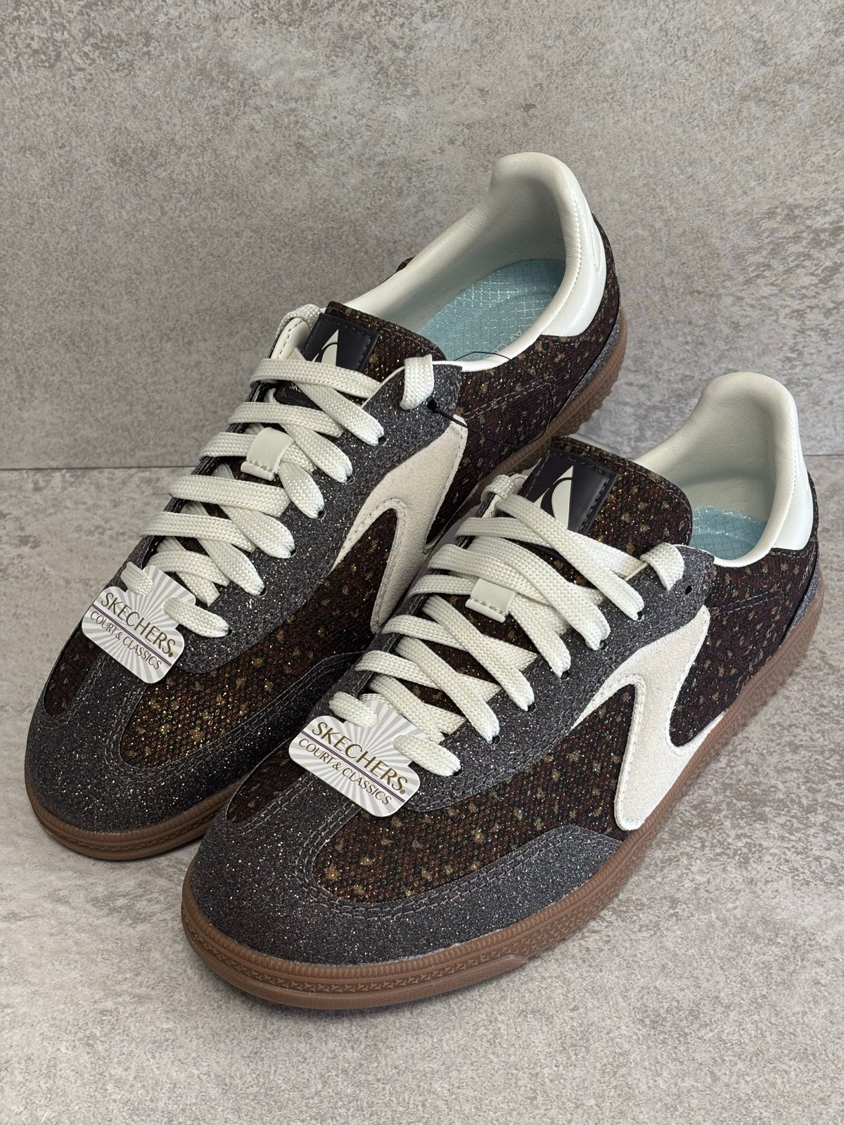 Skechers Hotshot Leopard Magic Sneakers maat 37 - 1456, Bruin, Nieuw, Ophalen of Verzenden, Sneakers of Gympen