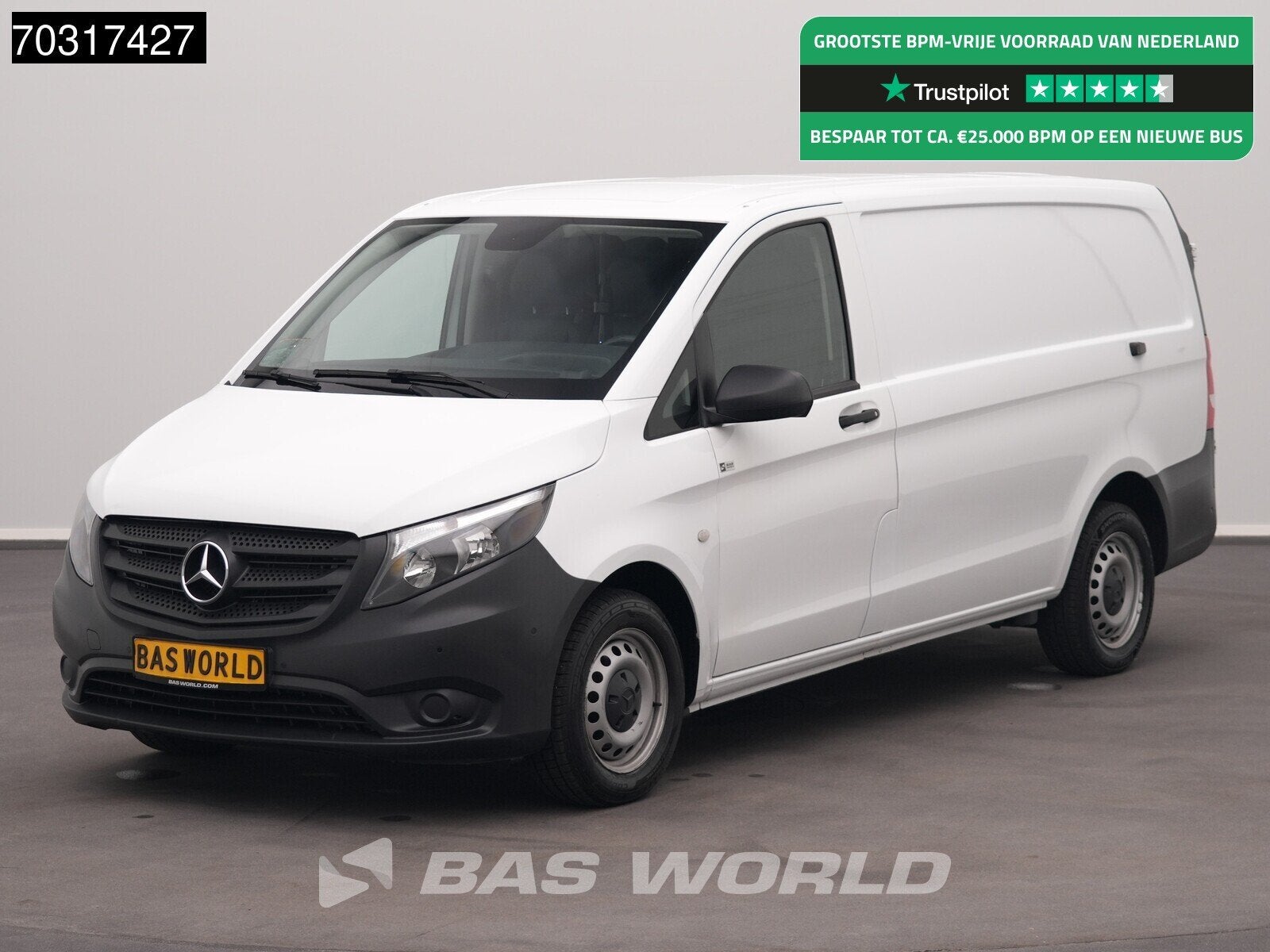 Mercedes Vito 114 Automaat L2H1 Airco Cruise Camera Parkeers, 136 pk, Gebruikt, Euro 6, 4 cilinders