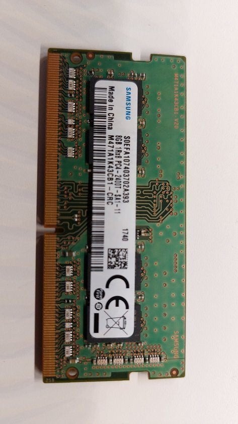 Samsung 8GB DDR4 Servergeheugen – PC4-2400T ECC, Computers en Software, RAM geheugen, Ophalen of Verzenden, DDR4, Desktop