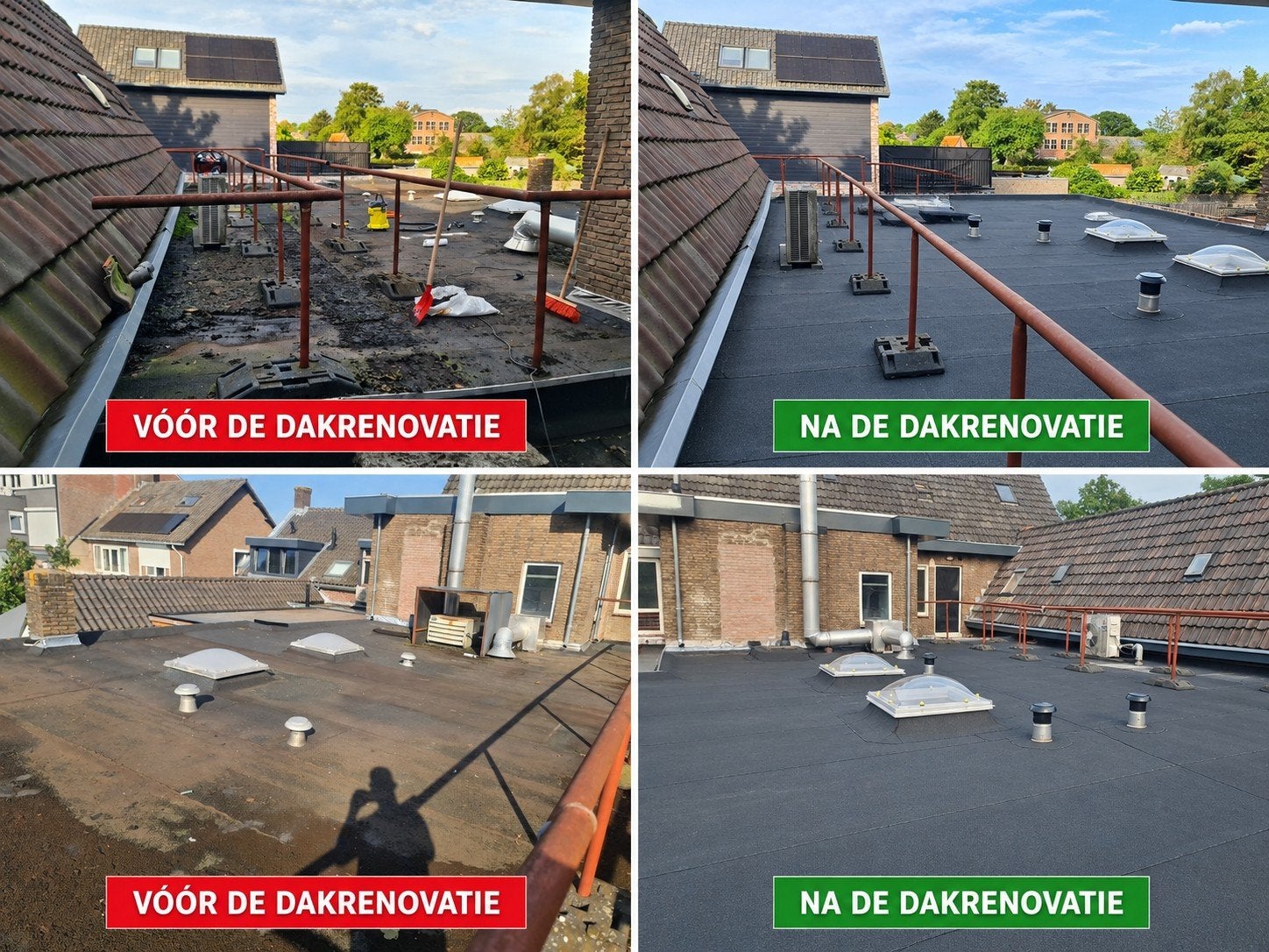Dakdekker | Bitumen dak | Daklekkage | Dakrenovatie, 24-uursservice, Bitumineus