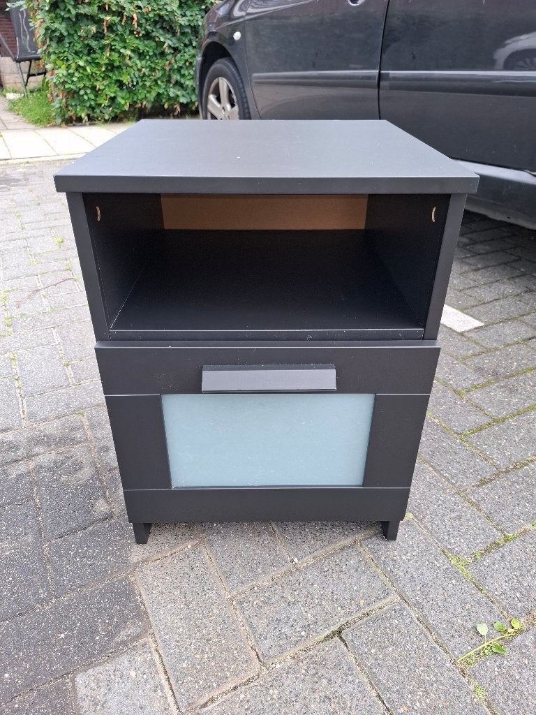 Ikea Brimnes nachtkastje, Huis en Inrichting, Slaapkamer | Nachtkastjes, Ophalen, Gebruikt, Minder dan 45 cm, Minder dan 55 cm
