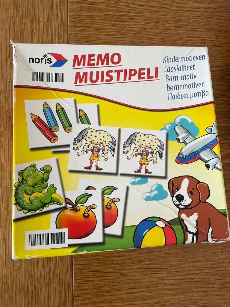Noris Memo Muistipeli - Kinder Memory Spel, Ophalen, Zo goed als nieuw, Puzzelen