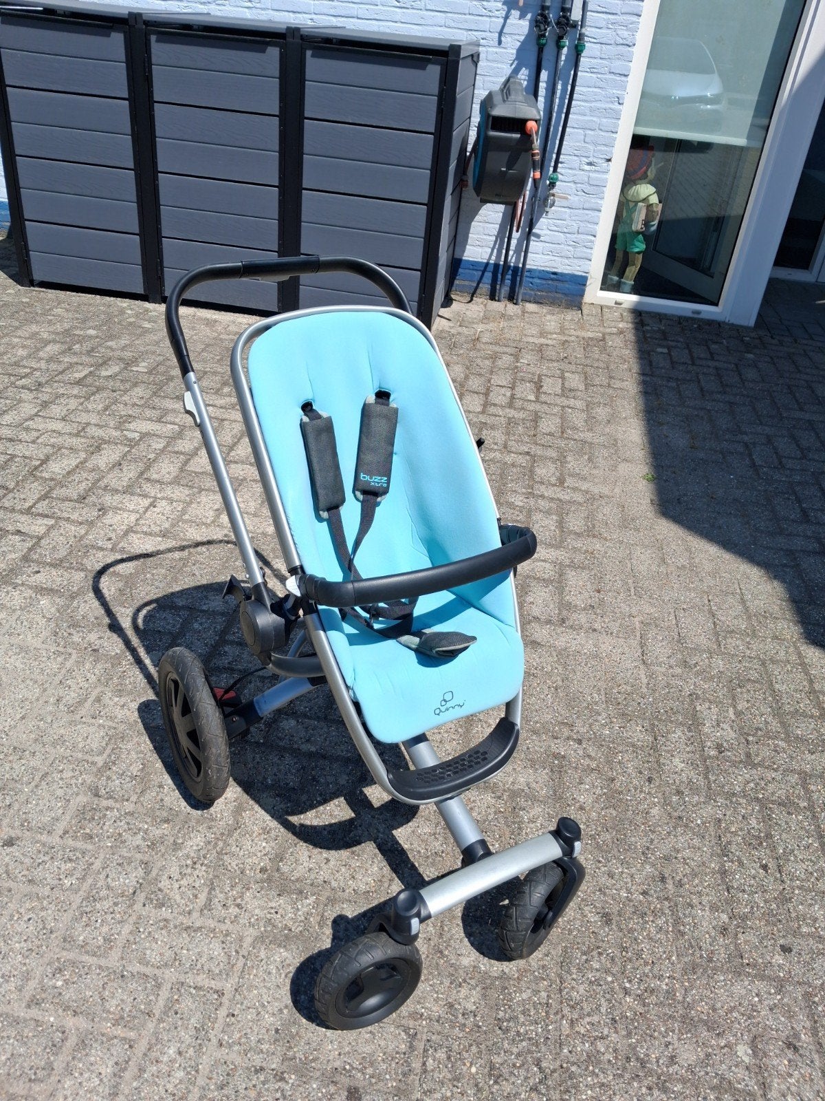Quinny Buzz Xtra kinderwagen - Lichtblauw, Ophalen, Gebruikt, Kinderwagen, Quinny