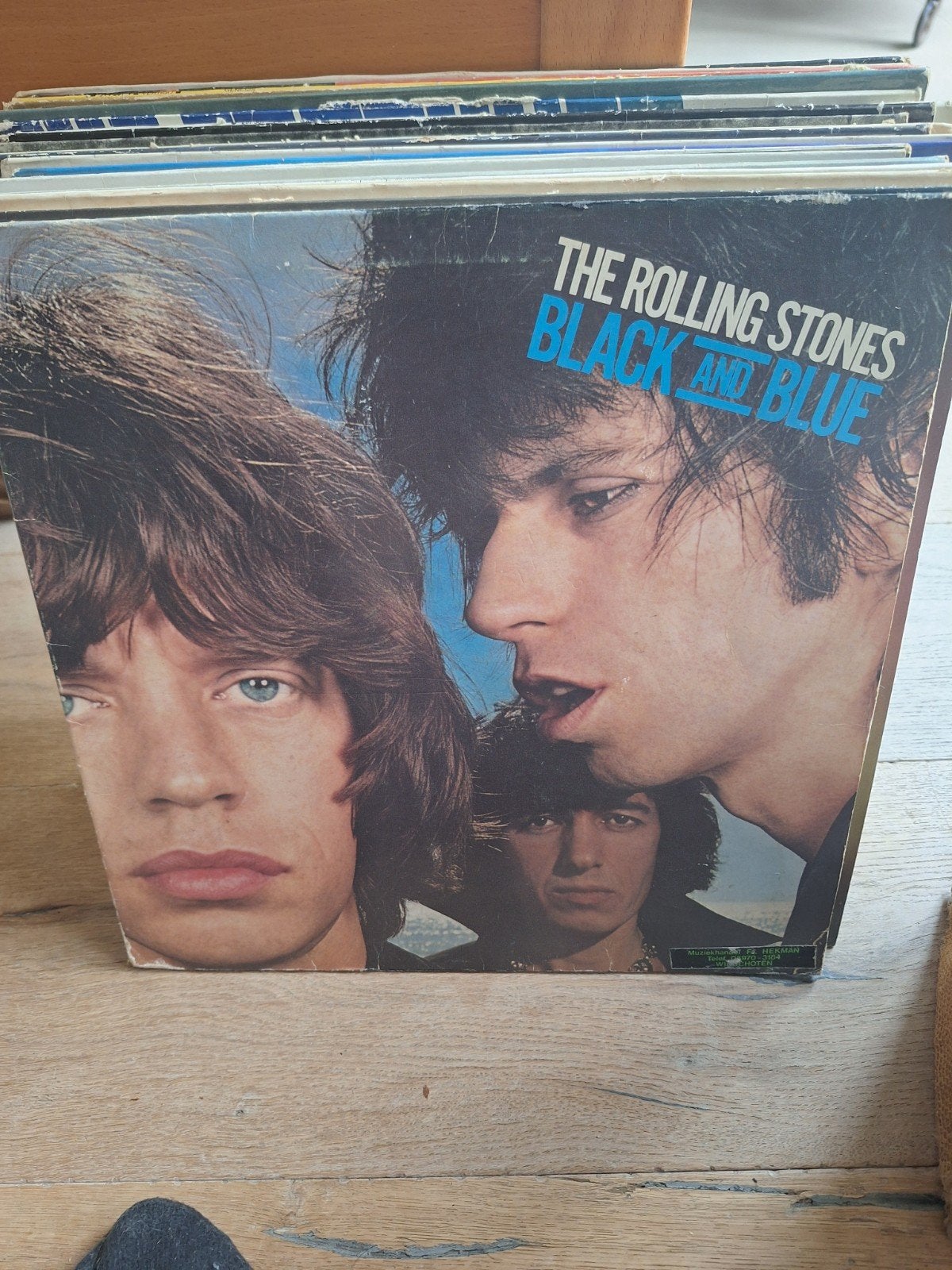 The Rolling Stones - Black and Blue LP (1976), LP, Gebruikt, Originele persing, Ophalen of Verzenden