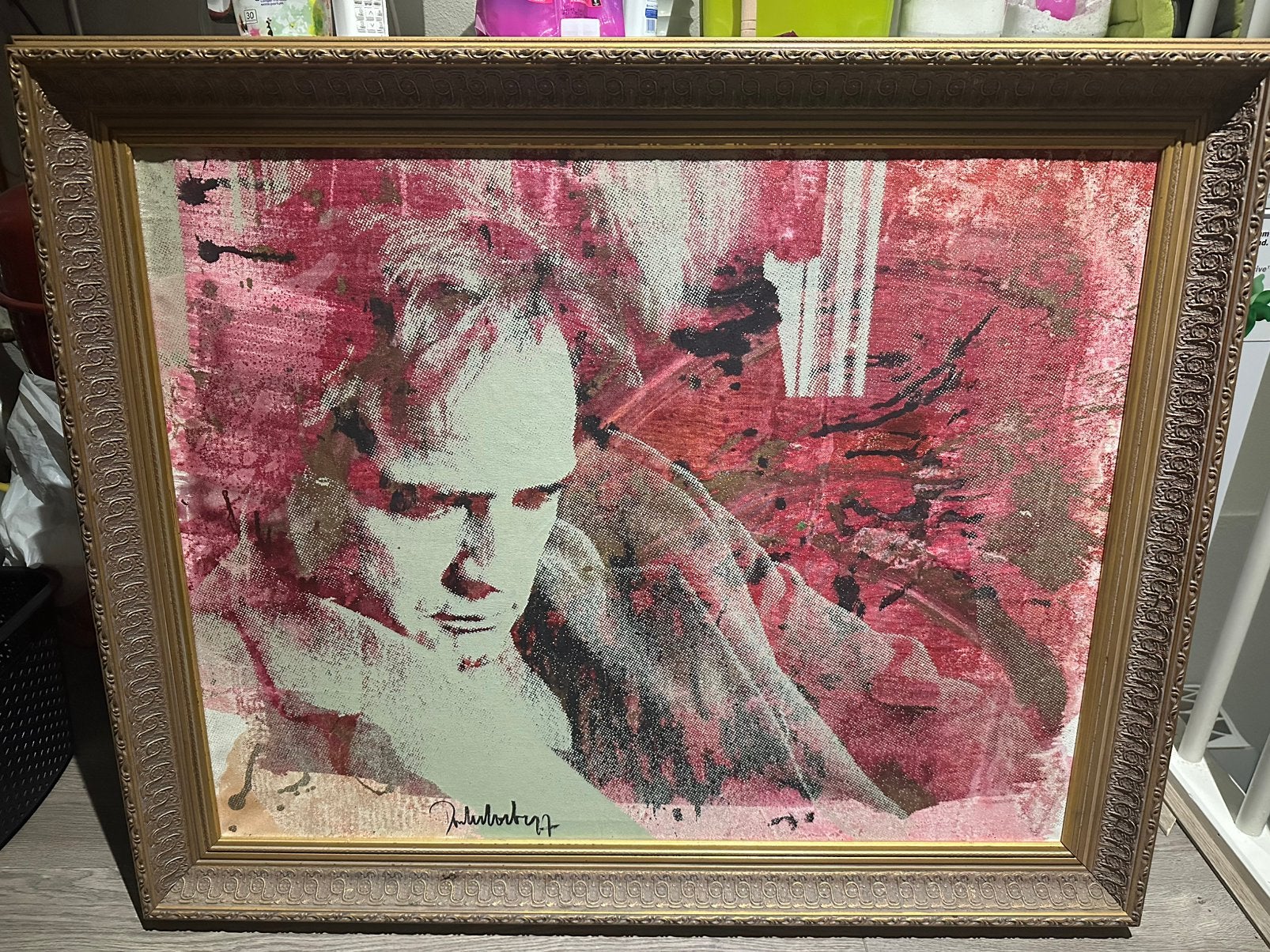 Peter Donkersloot - Marlon Brando, Antiek en Kunst, Gesigneerd, Ophalen, Portret en Figuren, Monotypie