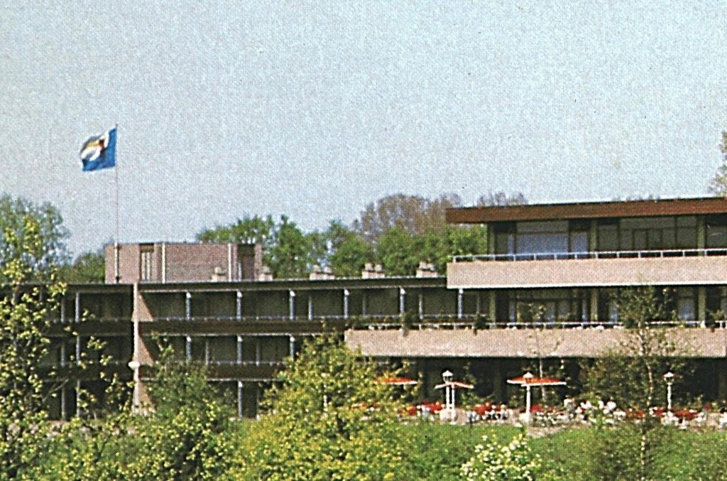 37259 Eindhoven 80+ Roodstempel Motel Hotel van der Valk, Verzamelen, Ophalen of Verzenden, 1980 tot heden, Gelopen, Noord-Brabant