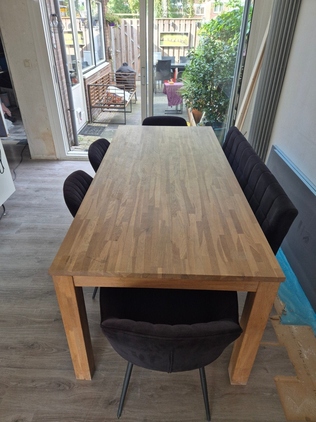 eettafelset., Ophalen, Gebruikt, 4 tot 6 stoelen