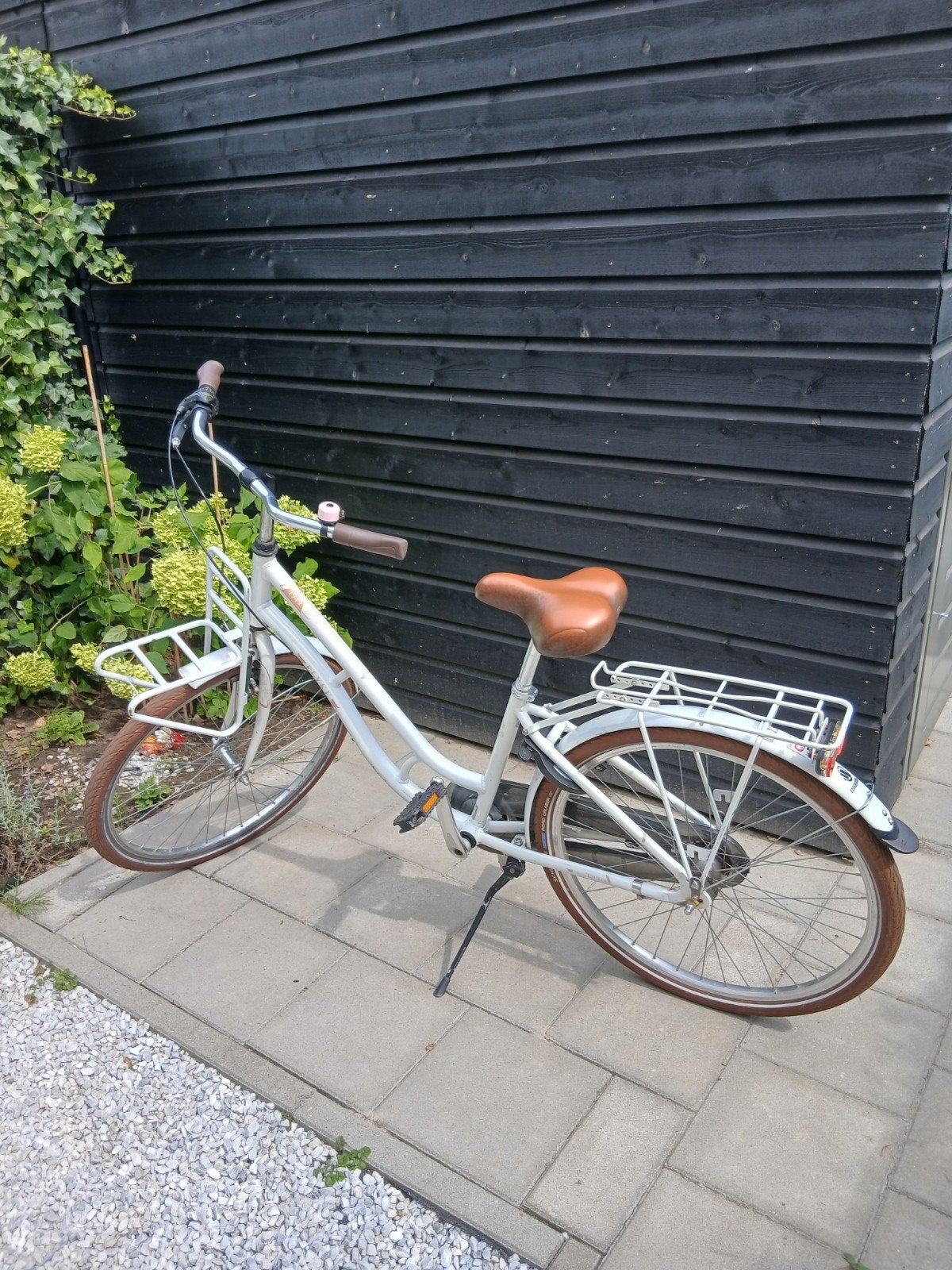 meisjesfiets 26 inch wit, Versnellingen, Trommelrem, Ophalen, 26 inch of meer