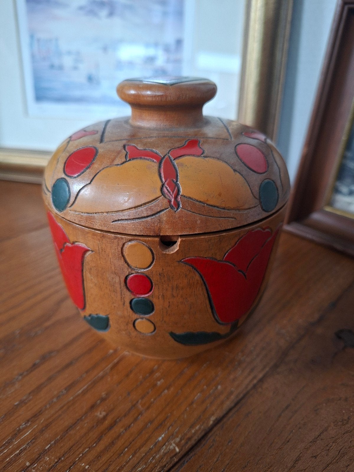 Vintage Amsterdamse school stijl wolpot, Ophalen of Verzenden