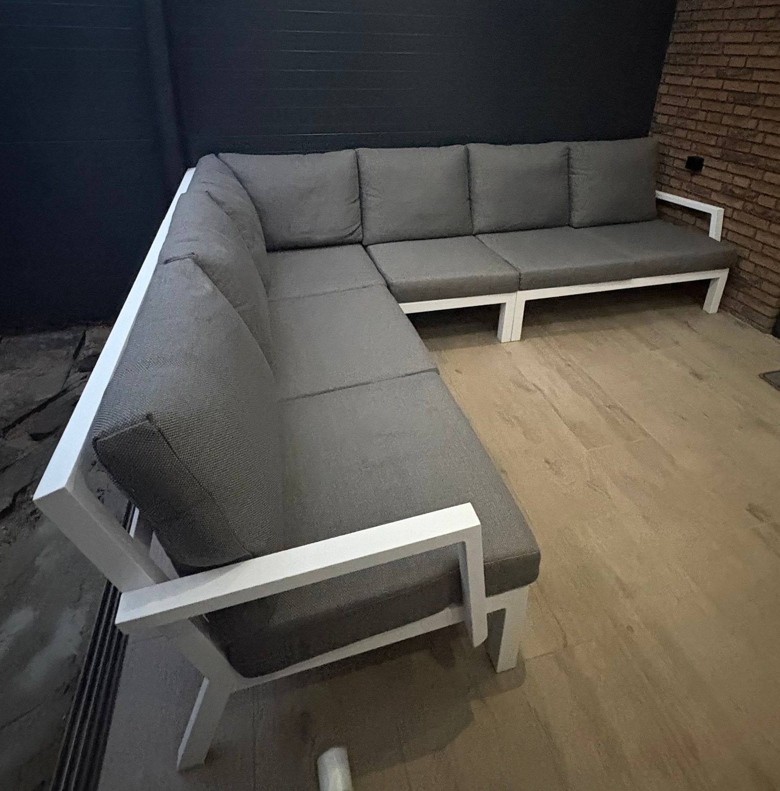 Mooie loungeset hoekbank merk Vinci, Tuin en Terras, Ophalen, Zo goed als nieuw