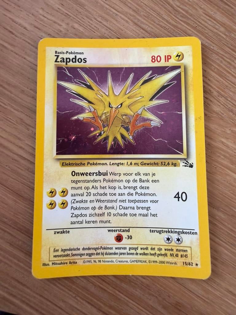 Zapdos 15/62 NL, Ophalen of Verzenden, Zo goed als nieuw