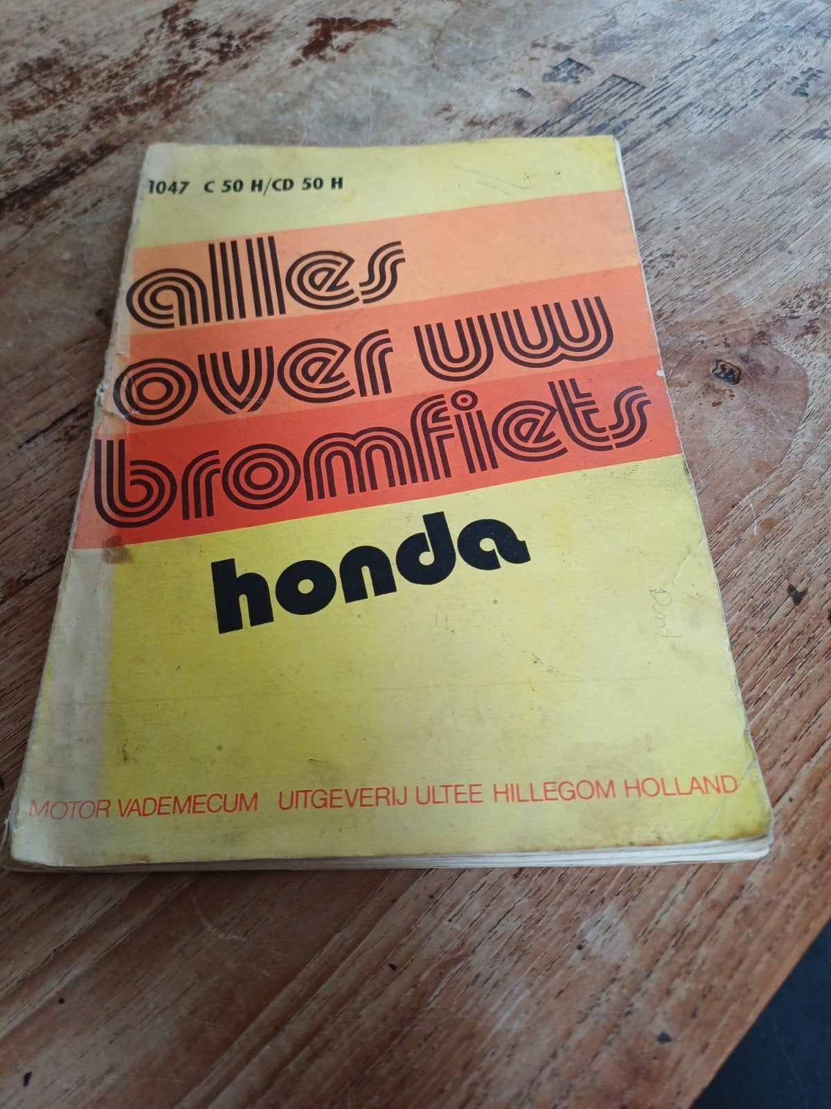 Reparatiehandleiding Honda C50H en CD50H Bromfiets, Fietsen en Brommers, Ophalen of Verzenden, Gebruikt