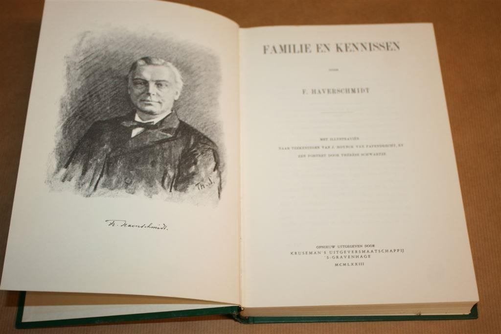 Familie en kennissen. F. Haverschmidt., Boeken, Ophalen of Verzenden, Gelezen