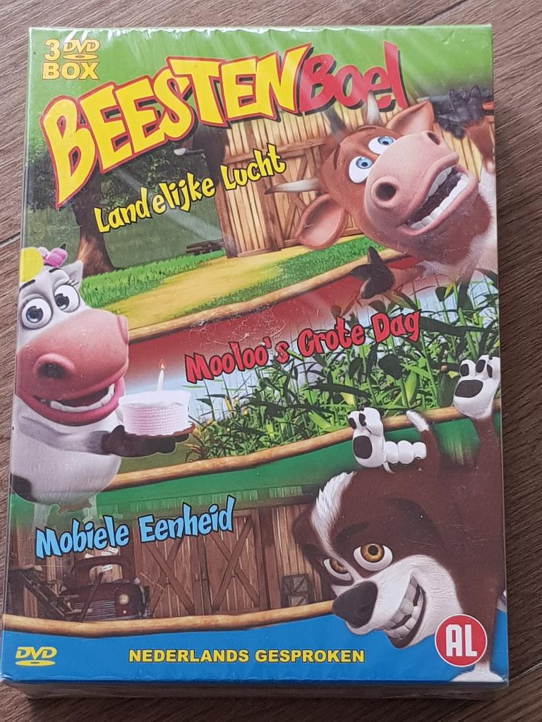 beestenboel , 3 dvd box, geseald ,, Cd's en Dvd's, Alle leeftijden, Ophalen of Verzenden, Nieuw in verpakking, Europees