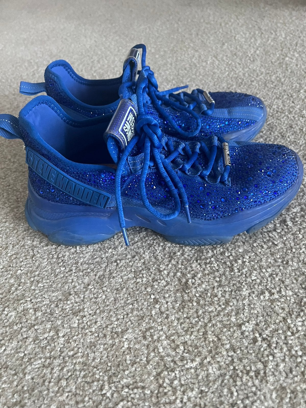 Steve Madden sneakers 38, Blauw, Ophalen of Verzenden, Sneakers of Gympen, Zo goed als nieuw