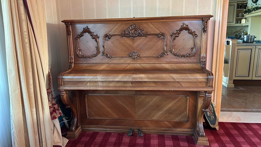 Piano Uebel & Lechleiter 1917, Ophalen, Gebruikt, Bruin, Piano
