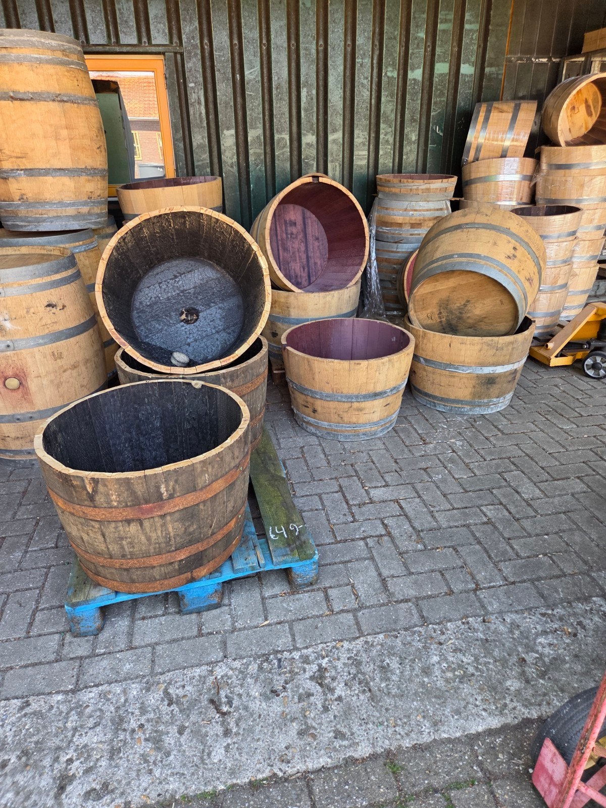 Plantenbak, halve ton ,hele ton en heel veel meer..., Antiek en Kunst, Ophalen
