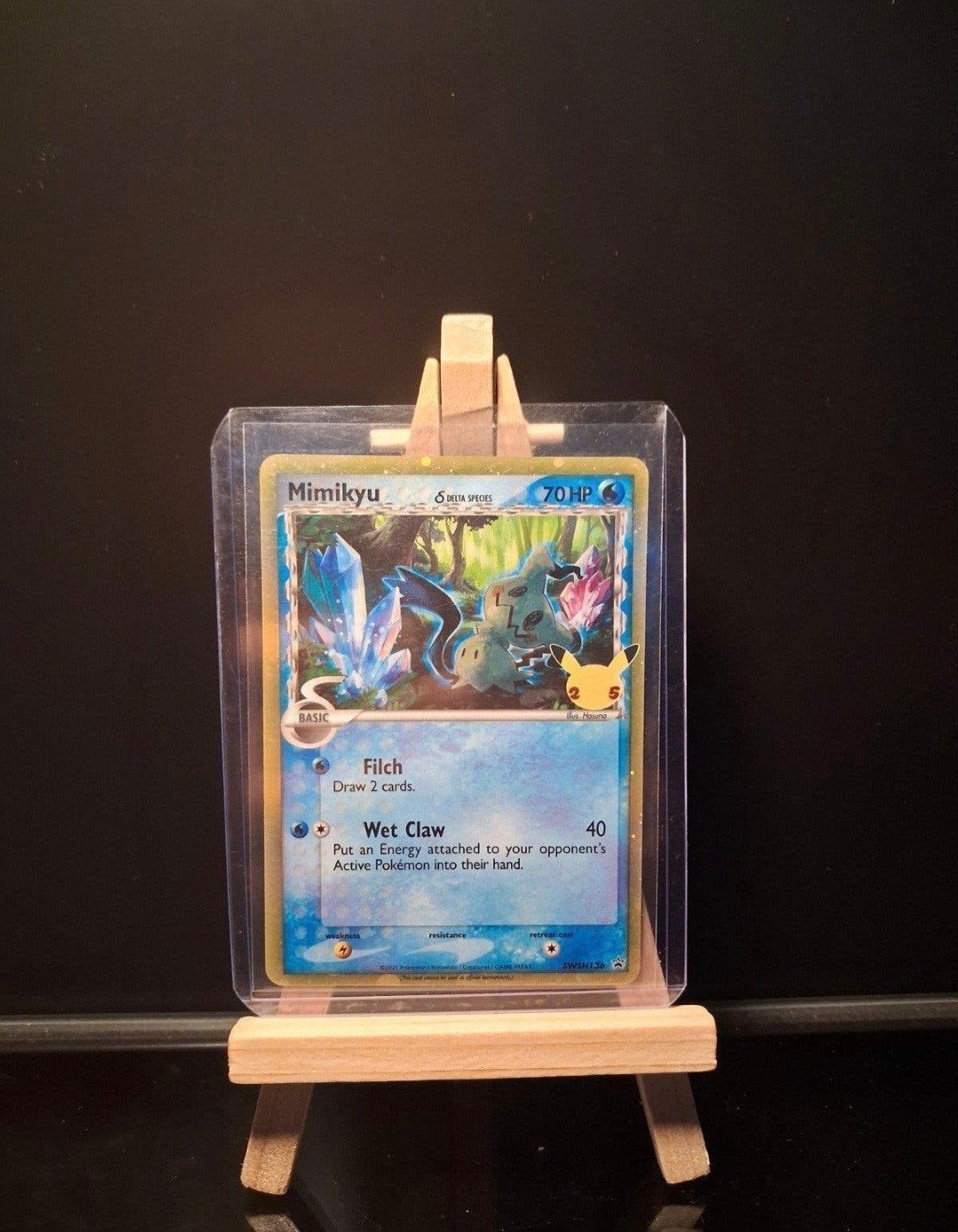 Mimikyu Swsh 136 - Pokemon Celebrations, Hobby en Vrije tijd, Ophalen of Verzenden, Zo goed als nieuw