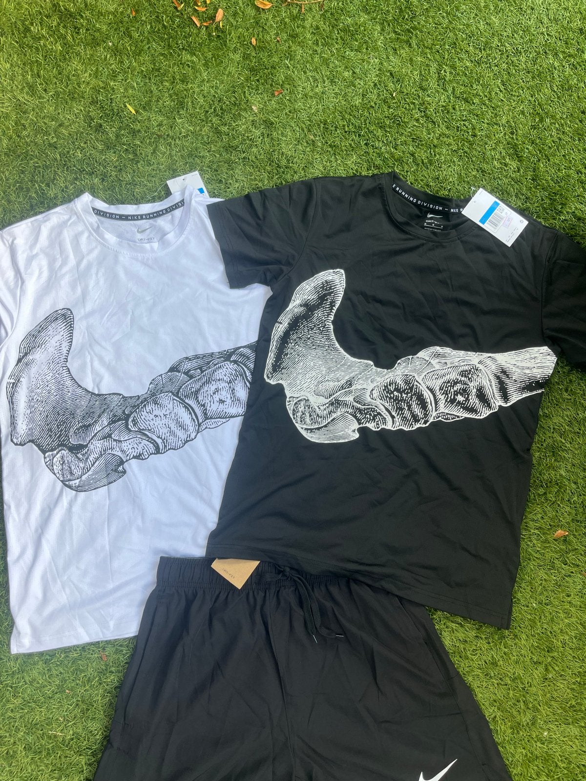 Nike Running Division Set: maat M, Ophalen of Verzenden, Nieuw, Wit, Hardlopen of Fietsen