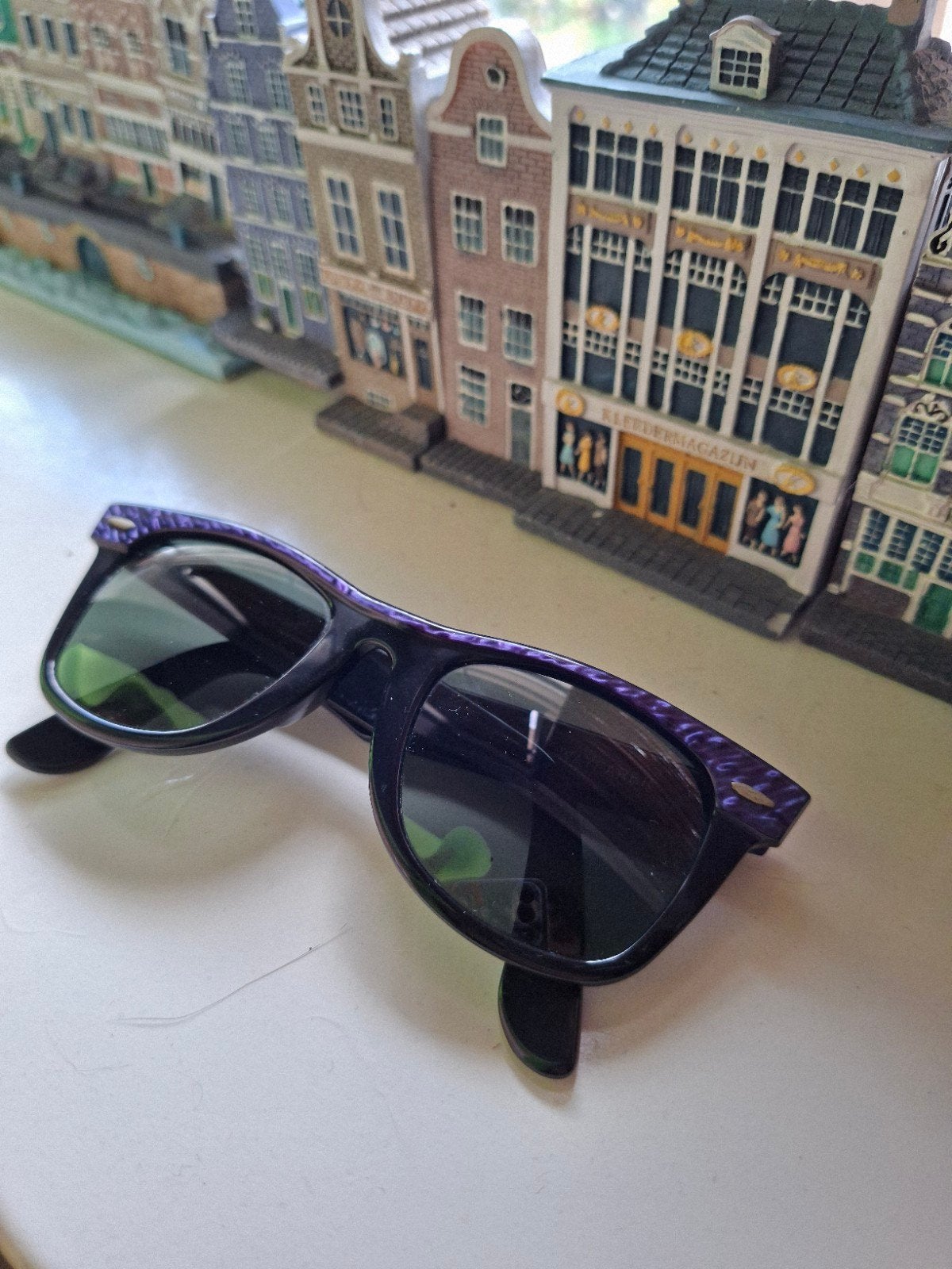 Ray-ban B&L wayfarer zonnebril, Ophalen of Verzenden, Zo goed als nieuw, Zonnebril, Ray-Ban