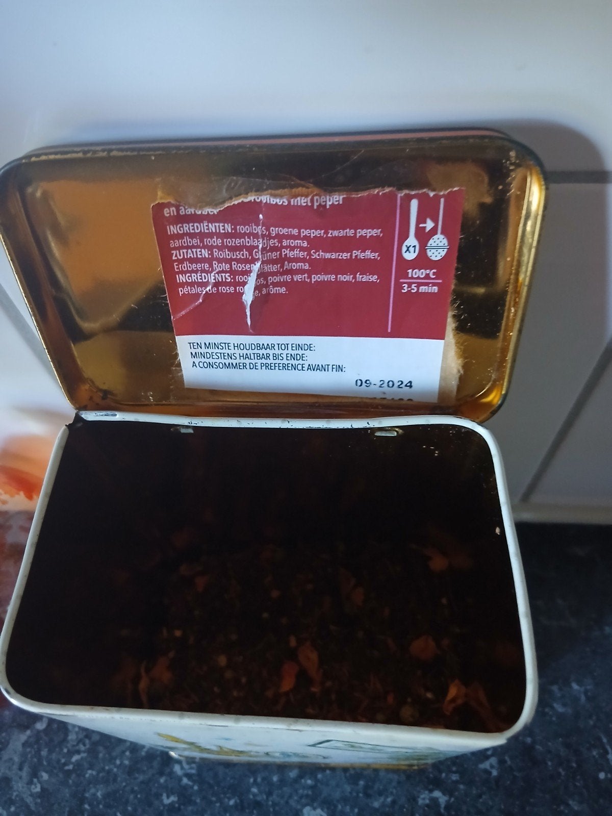 Kruidenthee rooibos, Ophalen